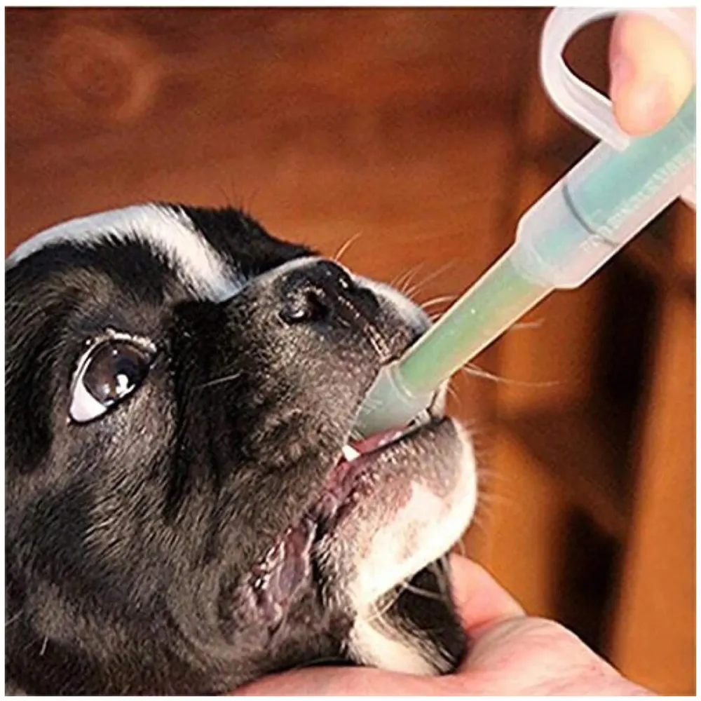 Pet Pill Dispenser, Pet Pill Tablet Shooter with Soft Silicone Tip, Medicine Feeding Dispenser Pill Pusher Water Dropper Feeding Kit for Dogs Cats Small Animals (Green)