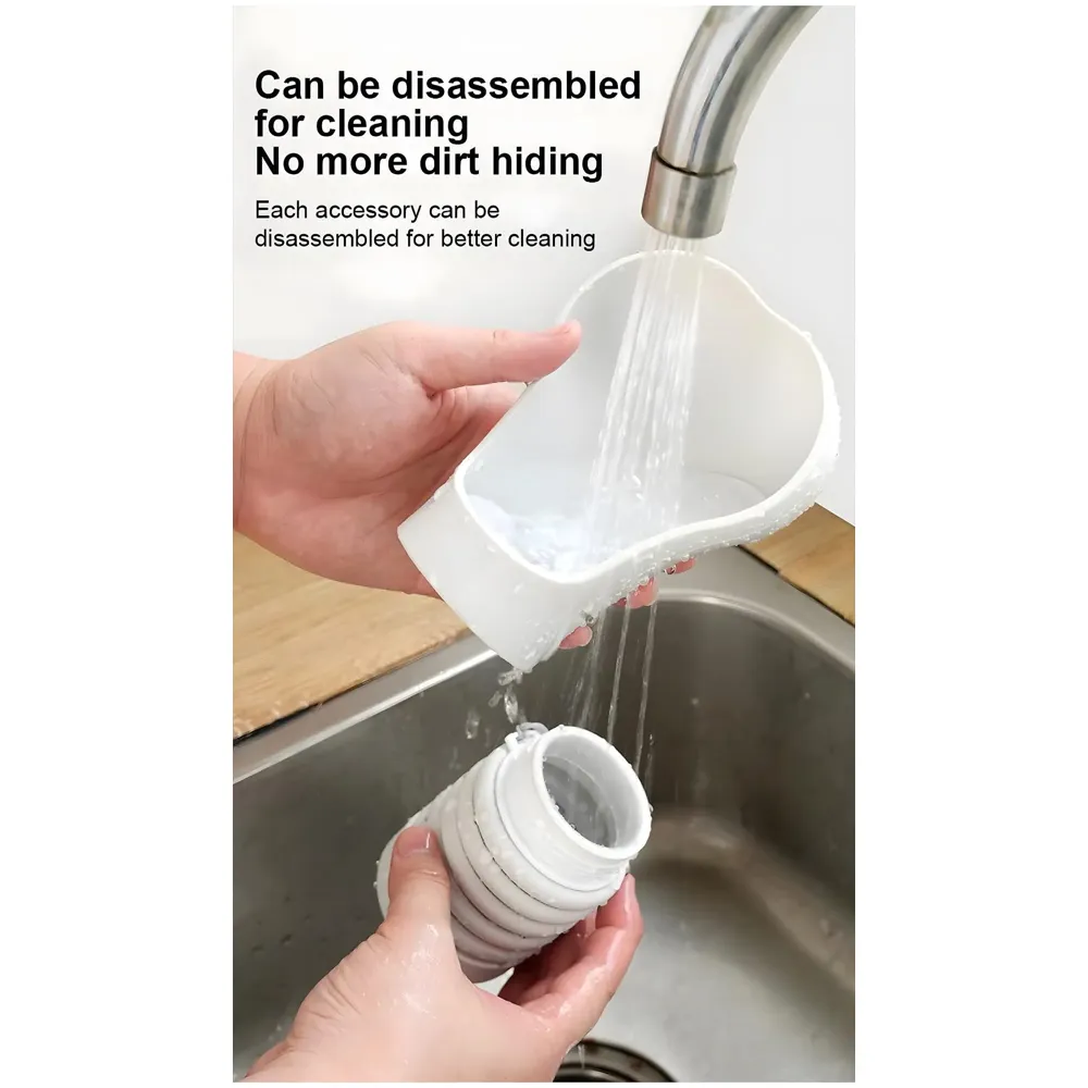 pet Water Bottle Foldable Portable for Dogs Water Dispenser with Feeding and Drinking Lightweight for Travel and Walking, Collapsible, 30cm x 12cm