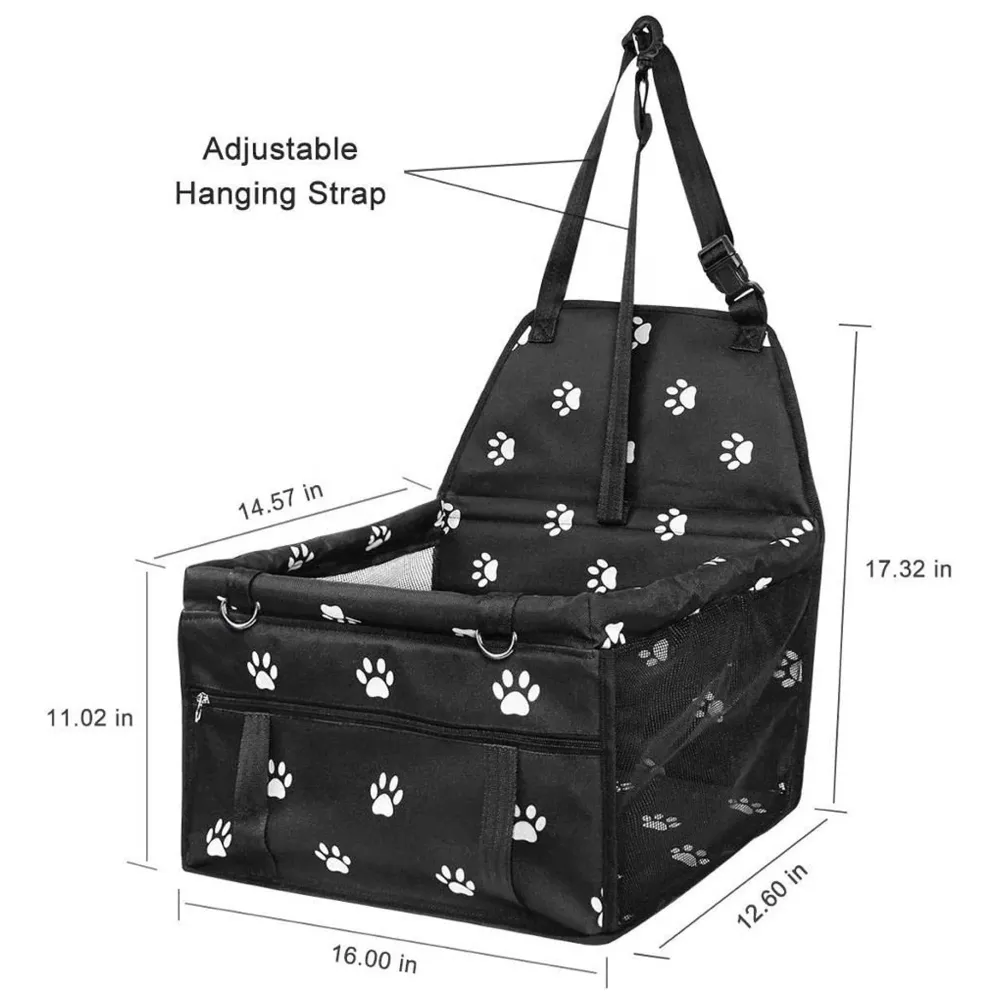Pet Travel Carrier Pet Case for Small Pets Pet Carrier Foldable Car Seat for Pet Outdoor Pet Mat -17 in x 12 in x 16 in