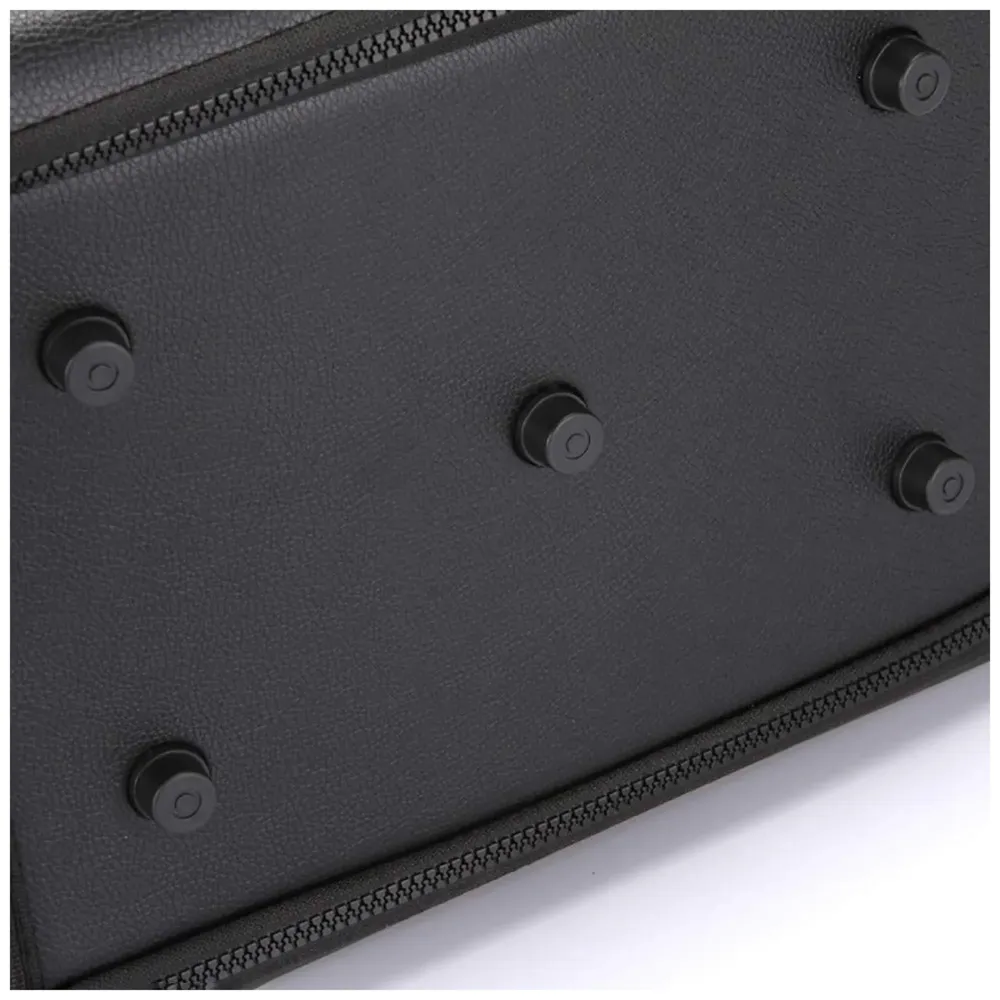 Pet Carrier, Solid Colours Hard Cover Portable Tote Soft Breathable Comfort Transport Shoulder Bag for Small cat Dog – 42 x 26 x 32cm (Black) - 3