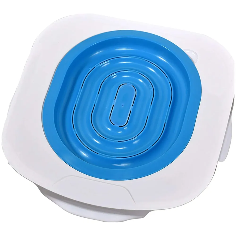 Cat Training Kit System for Toilet, Professional Kitty Trainer Urinal Seat With Extra Blue Tray - Teach Cat to Use Toilet 40x40x3.5cm