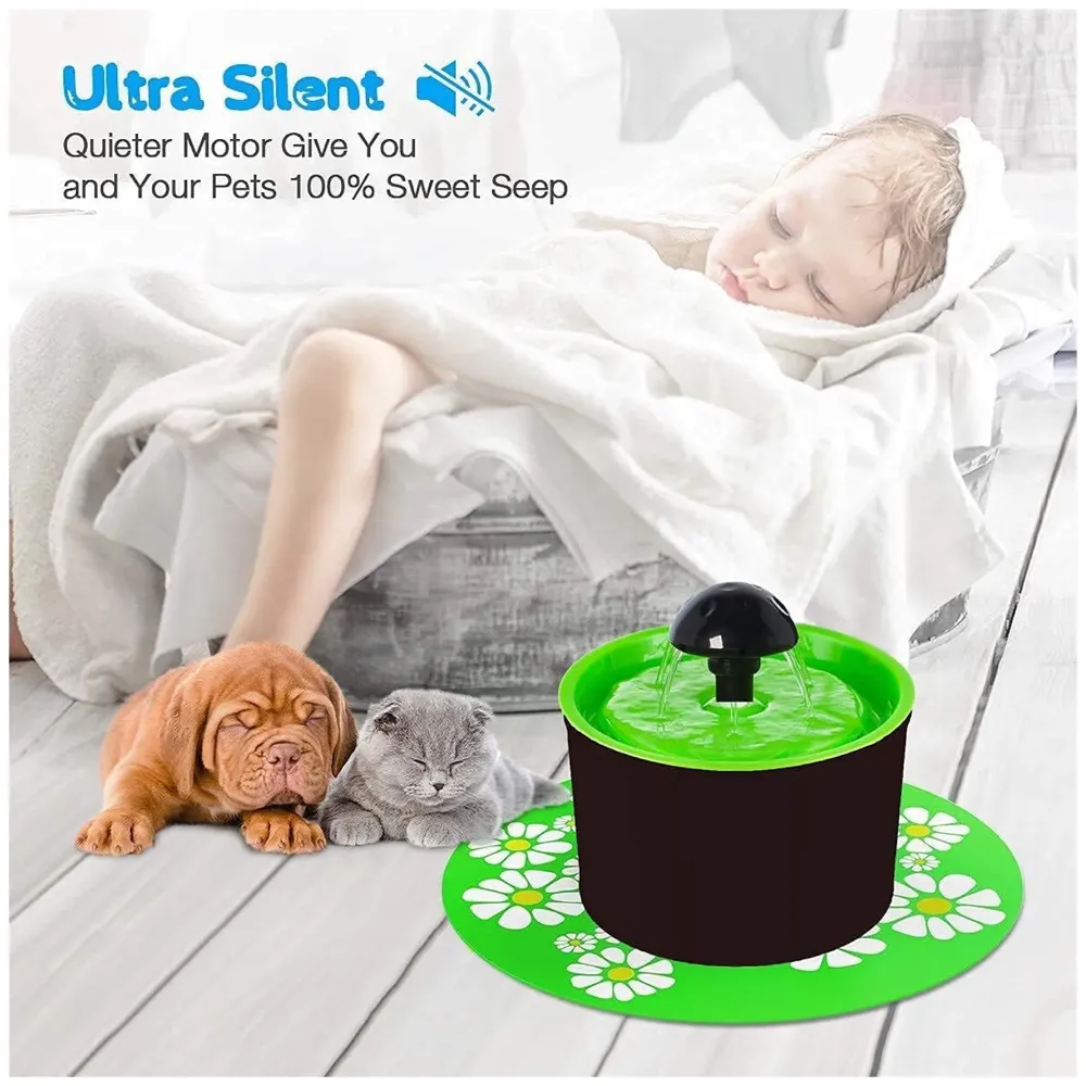 Cat Pet Fountain with FilterUltra Quiet Cat Drinking Fountain with Filter, Automatic Pet Water Fountain for Cats and Small Dogs - 4