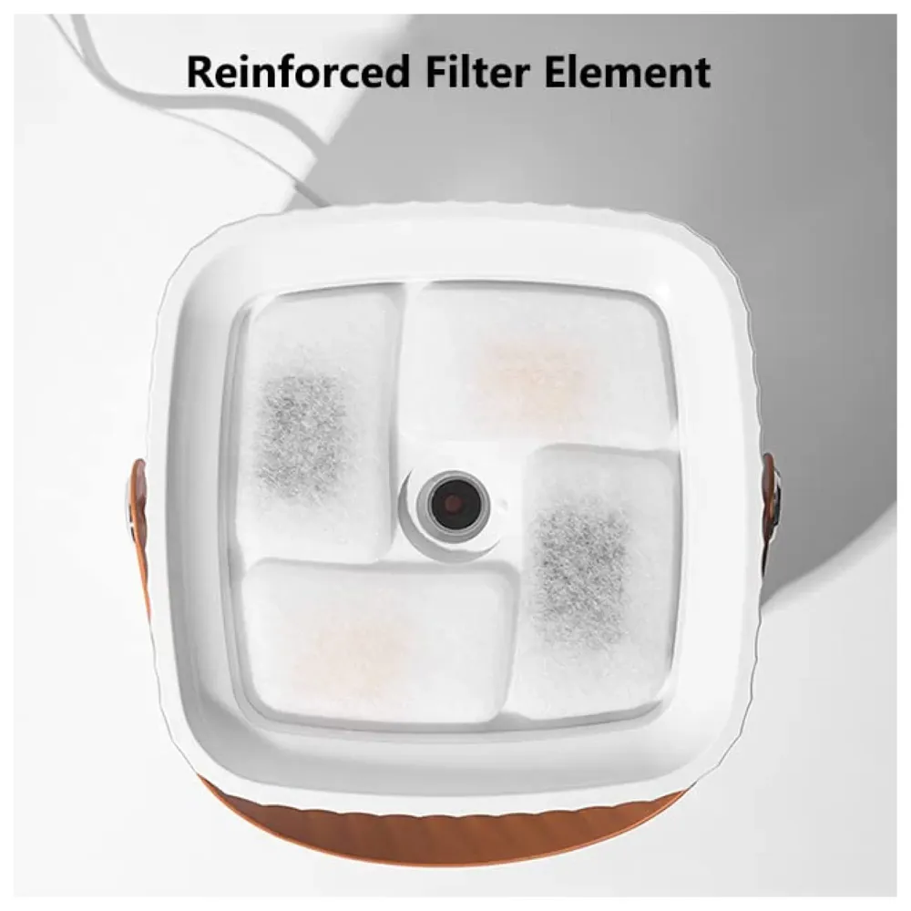 Transparent Cat Water Fountain with 3 Flows, 2.0L, Ultra Quiet Cat Drinking Fountain with Filter, Automatic Pet Water Fountain for Cats and Small Dogs