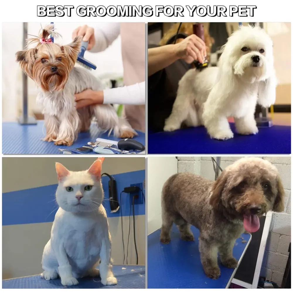 Professional Heavy Duty Dog Pet Grooming Table with Arm & Noose & Mesh Tray (Large - 45 x 28 Inch, 1 count)