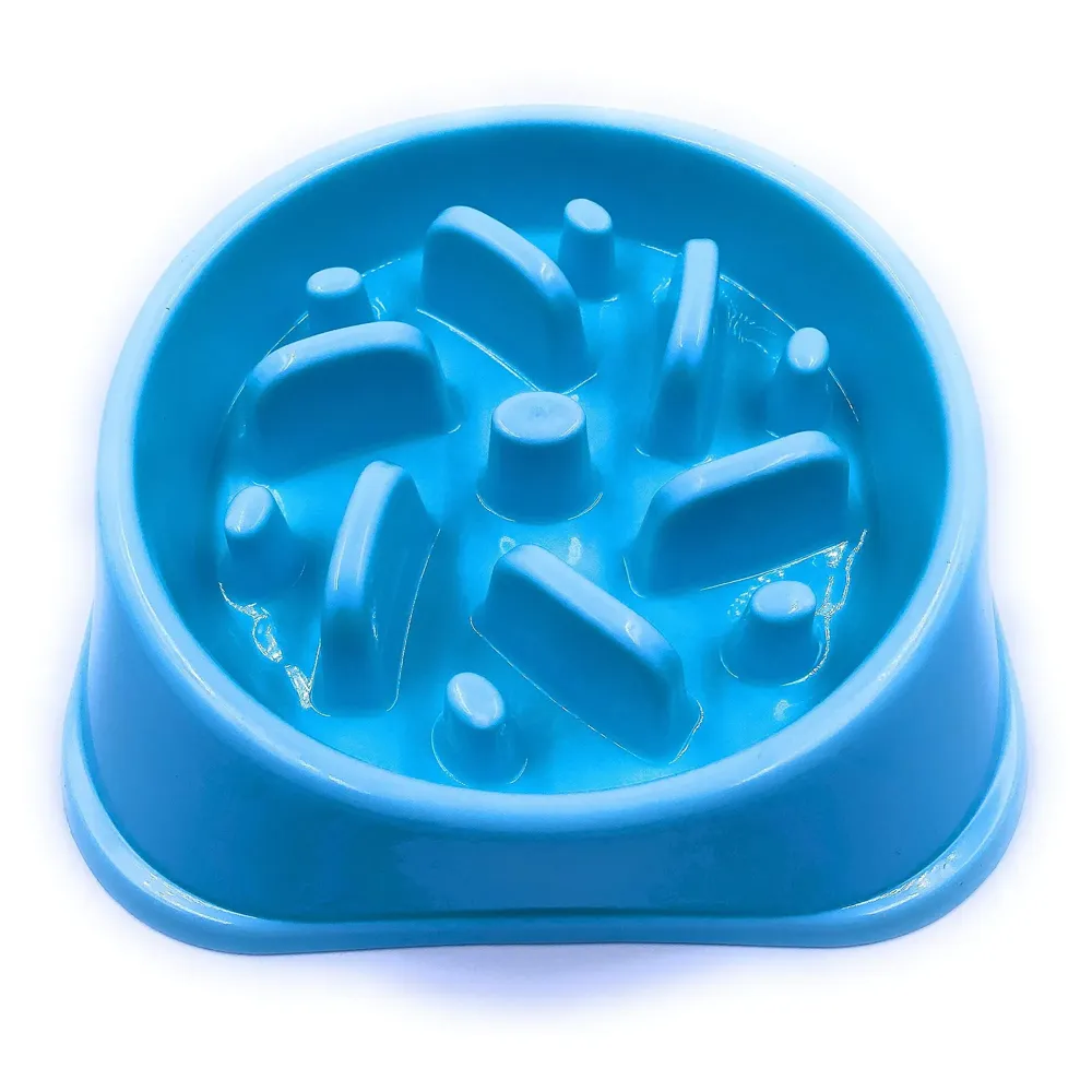 Slow Feeding Bowl for Dogs (Blue)