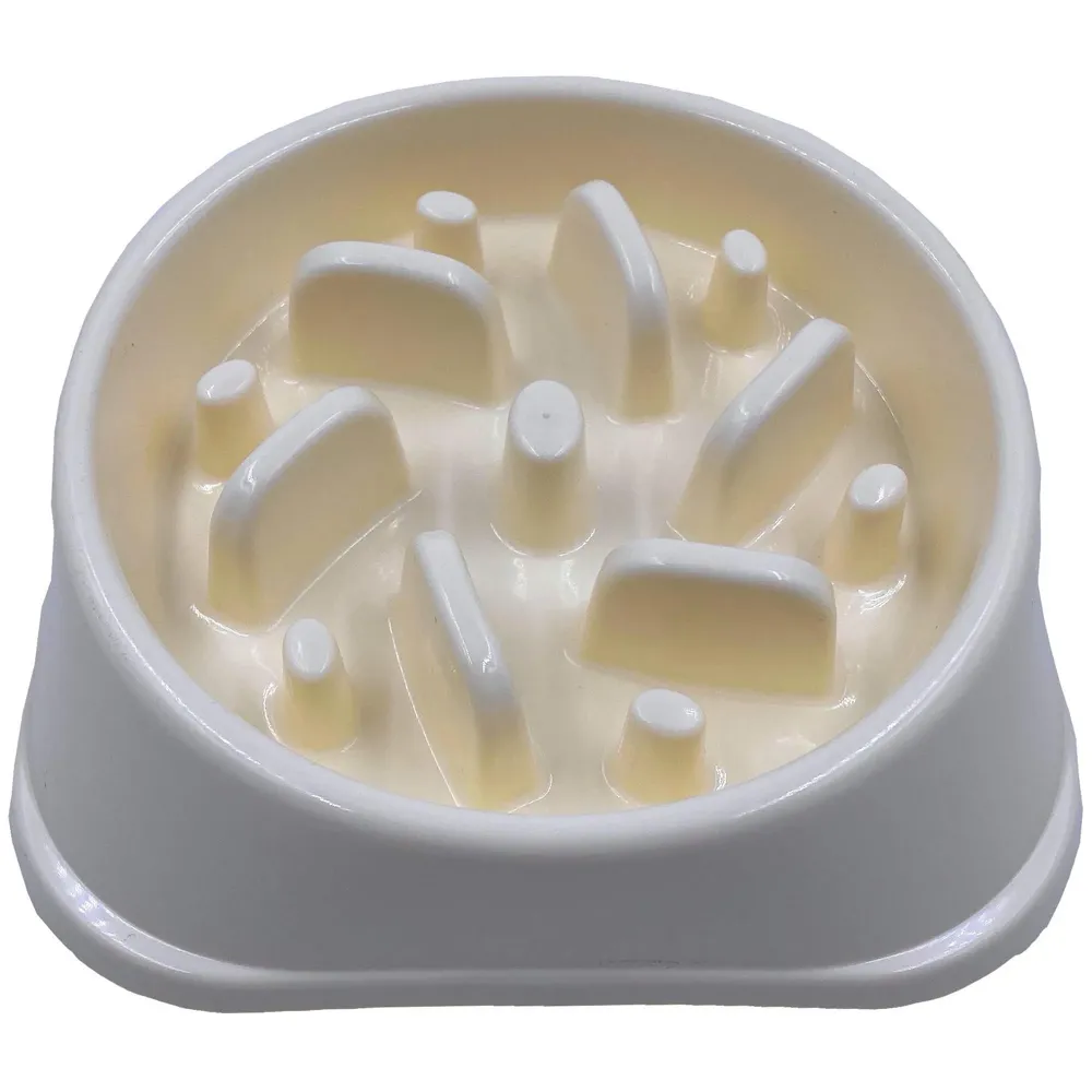 Slow Feeding Bowl for Dogs (Beige)