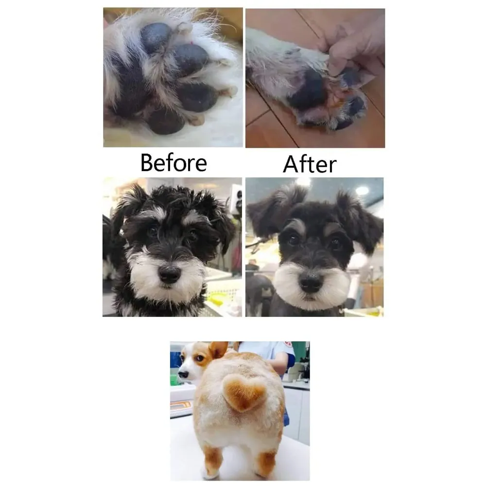 Pet Paw Shaver trimmer for fine hair inside the paws and a perfect specific percise cut Black - 4