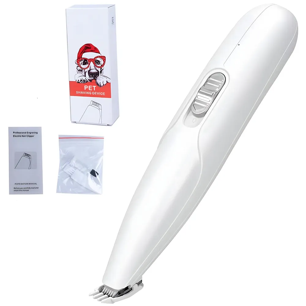 Pet Paw Trimmer for Small and Large Dogs and Cats, the Dog Nail Grinder Upgraded Version LED Lights Electric Pet Trimmer