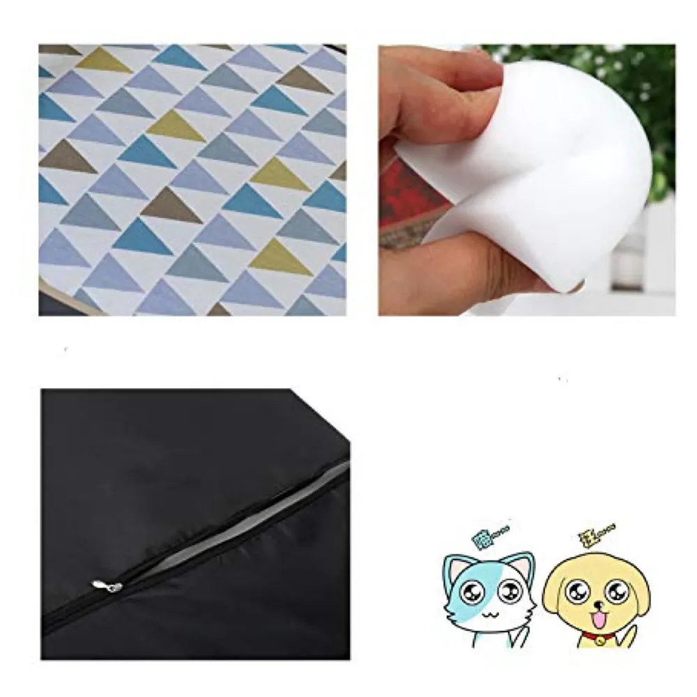 Pet Bed, Wooden Structure with Removable and Washable Mattress (Pink)