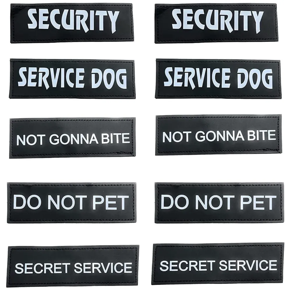 Replacement Tags for Large and XL Harness Pack of 10 Pcs, (Replacement Tags, 10 Pcs)