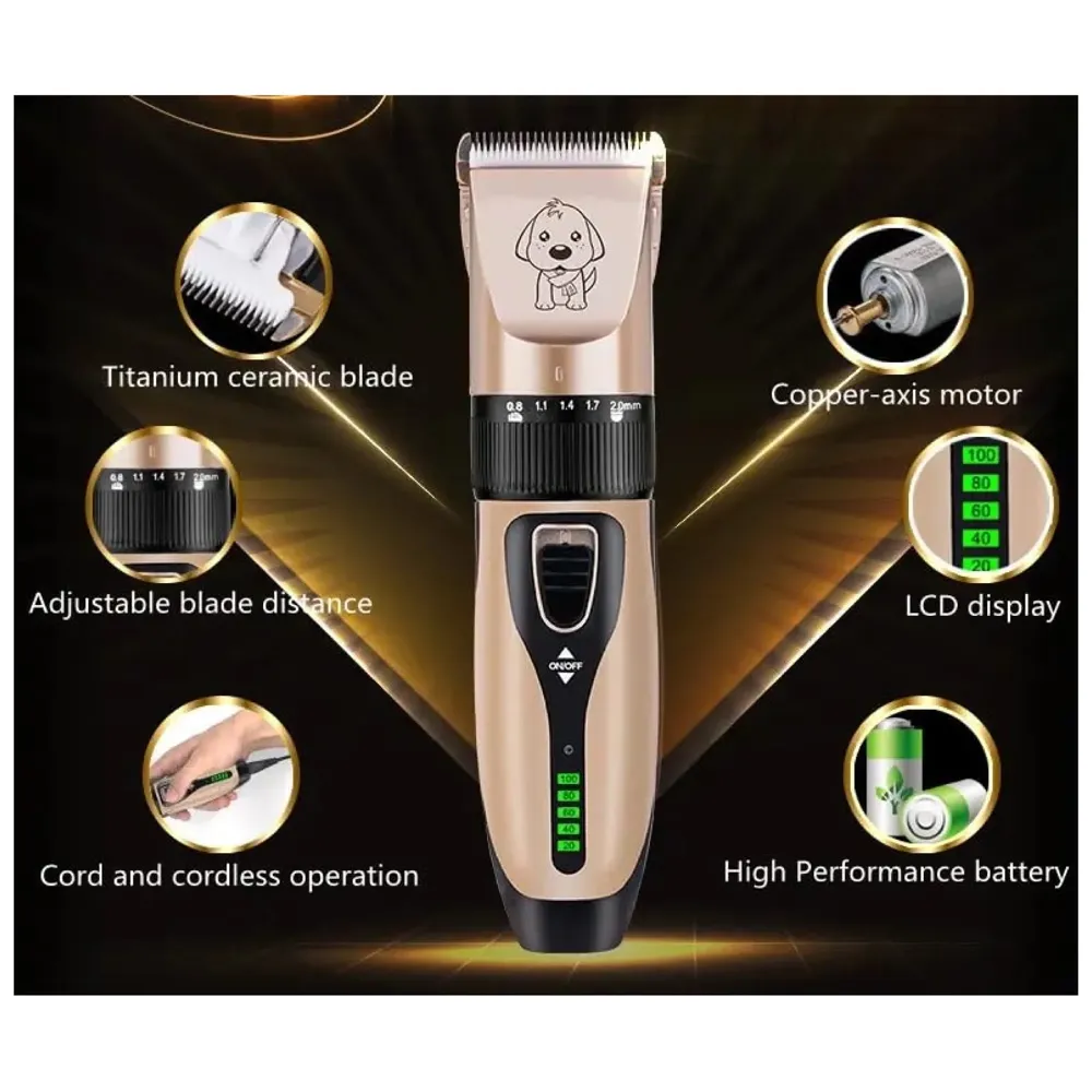 Professional Automatic Pet Hair Trimmer for Dogs and Cats (Trimmer)