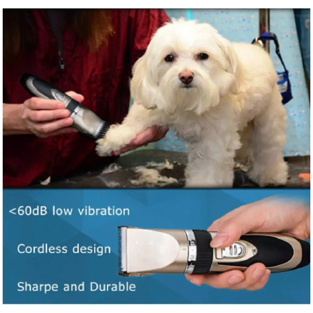Professional Automatic Rechargeable Unisex Pet Hair Trimmer For Dogs And Cats (Trimmer), Battery Powered, Multicolor - 4