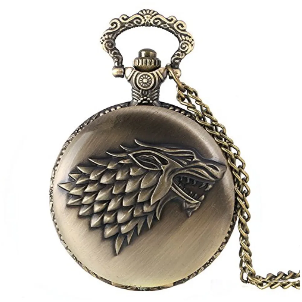 House Stark Game of Thrones Premium Pendant/Pocket 4.5 cms Diameter