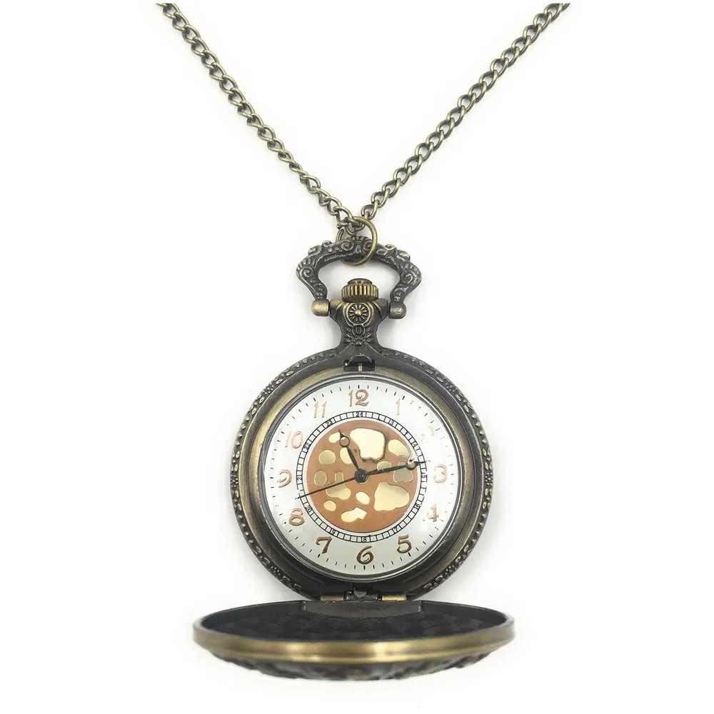 Antique All Zodiac Vintage Quartz Men's and Women's Pocket Watch Case (4.5 cm Diameter)