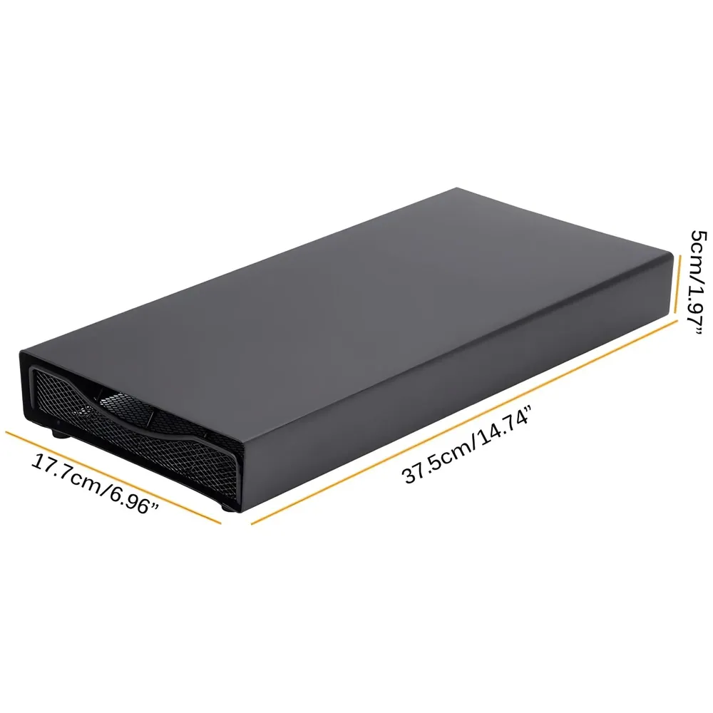 Coffee Capsule Holder Box For 40 Coffee Pods Compatible with Nespresso Pods | Espresso Pods Rack For Home & Office - Black - 37 cm x 17 cm x 5 cm. - 4