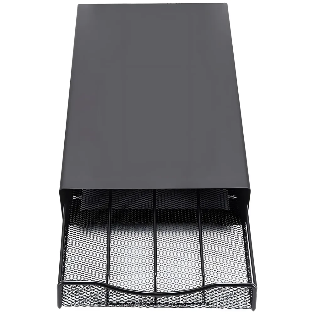 Coffee Capsule Holder Box For 40 Coffee Pods Compatible with Nespresso Pods | Espresso Pods Rack For Home & Office - Black - 37 cm x 17 cm x 5 cm. - 9