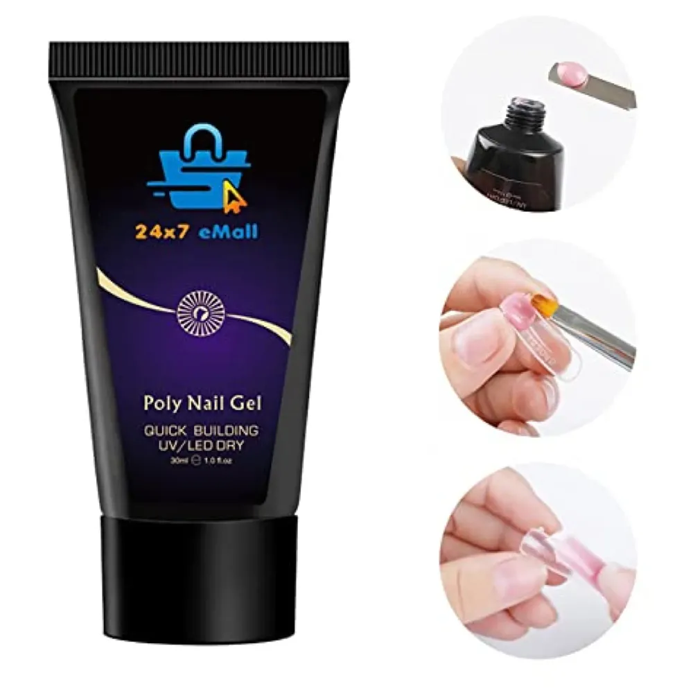 Poly Nail Gel Nail UV Gel 2 Pcs 30 ML Each Nail Art Uv Nail Gel Acrylic Nail Extention