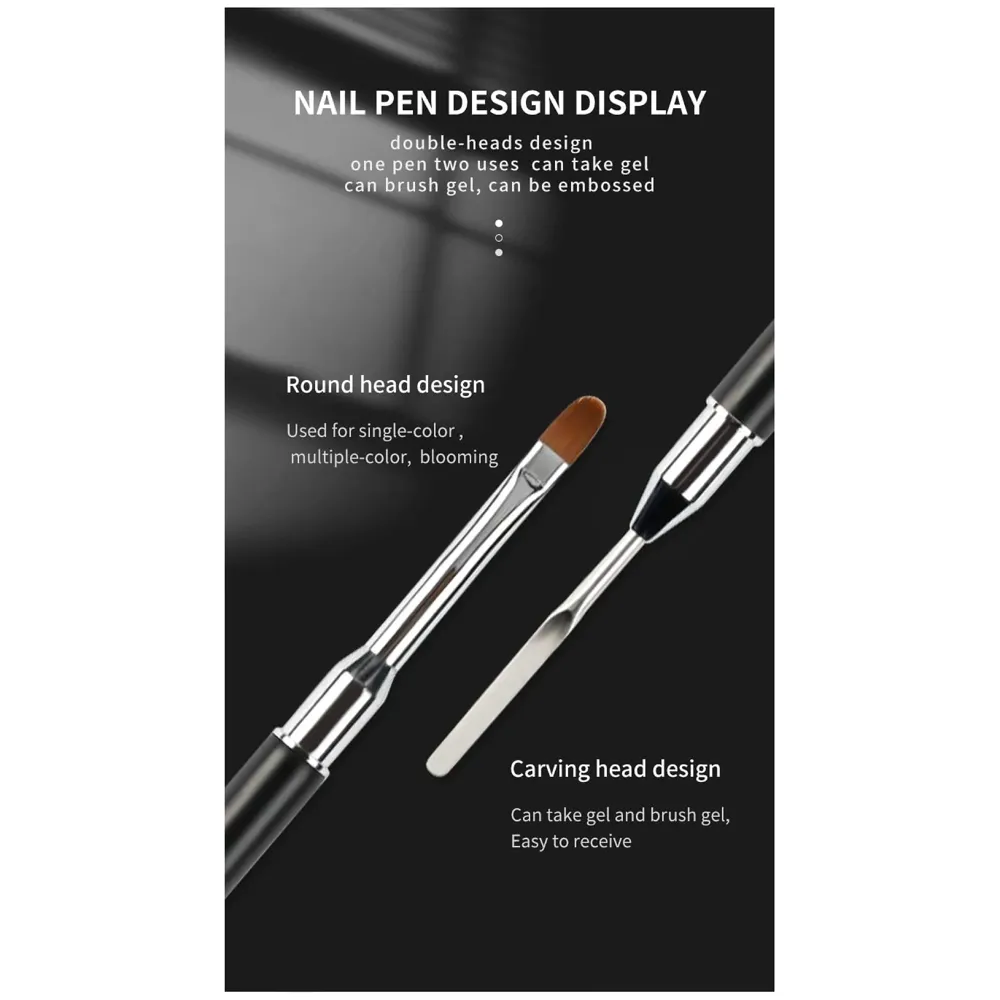 Poly Gel Nail With Nail Spatula, Buffer And 100Pcs Fake Nails Acrylic Gel Poly Gel Nail Gel Extension Set - 6