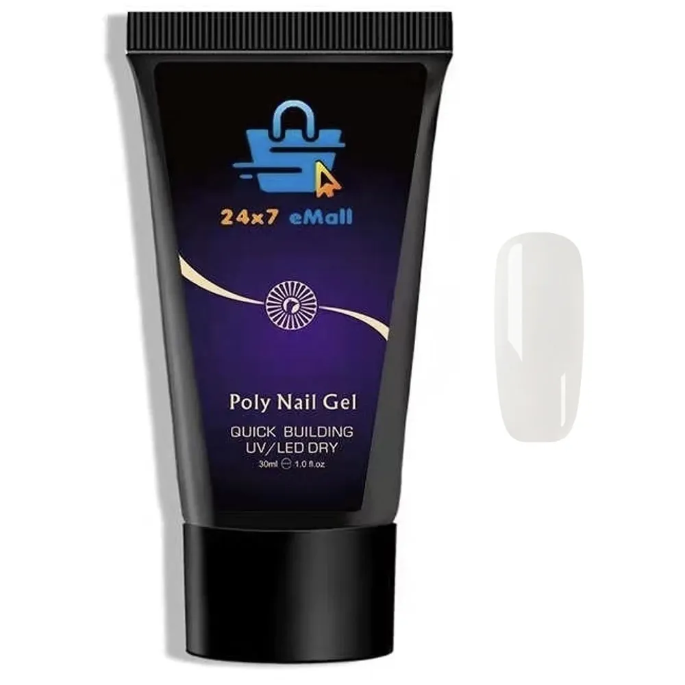 Transparent Poly Nail Gel Tube 30ml Nail UV Nail Gel Acrylic for Nail Extension 30 ml Nail Polish
