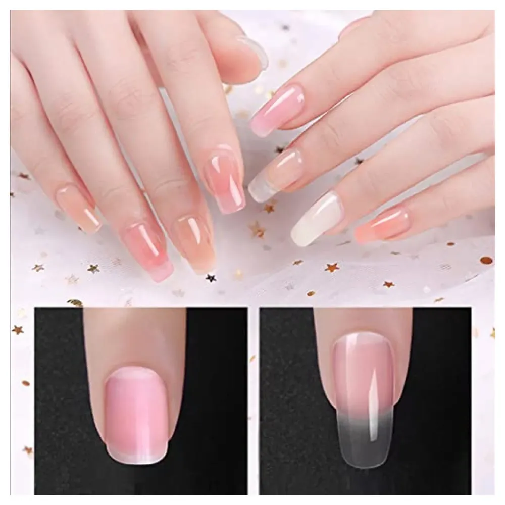 Transparent Poly Nail Gel Tube 30ml Nail UV Nail Gel Acrylic for Nail Extension 30 ml Nail Polish - 2