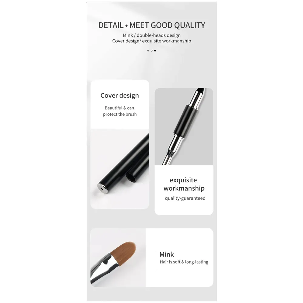 Acrylic Gel Poly Nail Gel Nail Gel Extension Set with Nail Buffer, Spatula and 100Pcs Nails