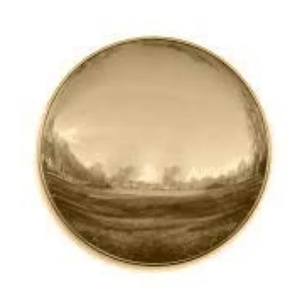 Brass Full Threaded Pop Up Waste Coupling 32 MM ~ 4", Brass Top (Gold)