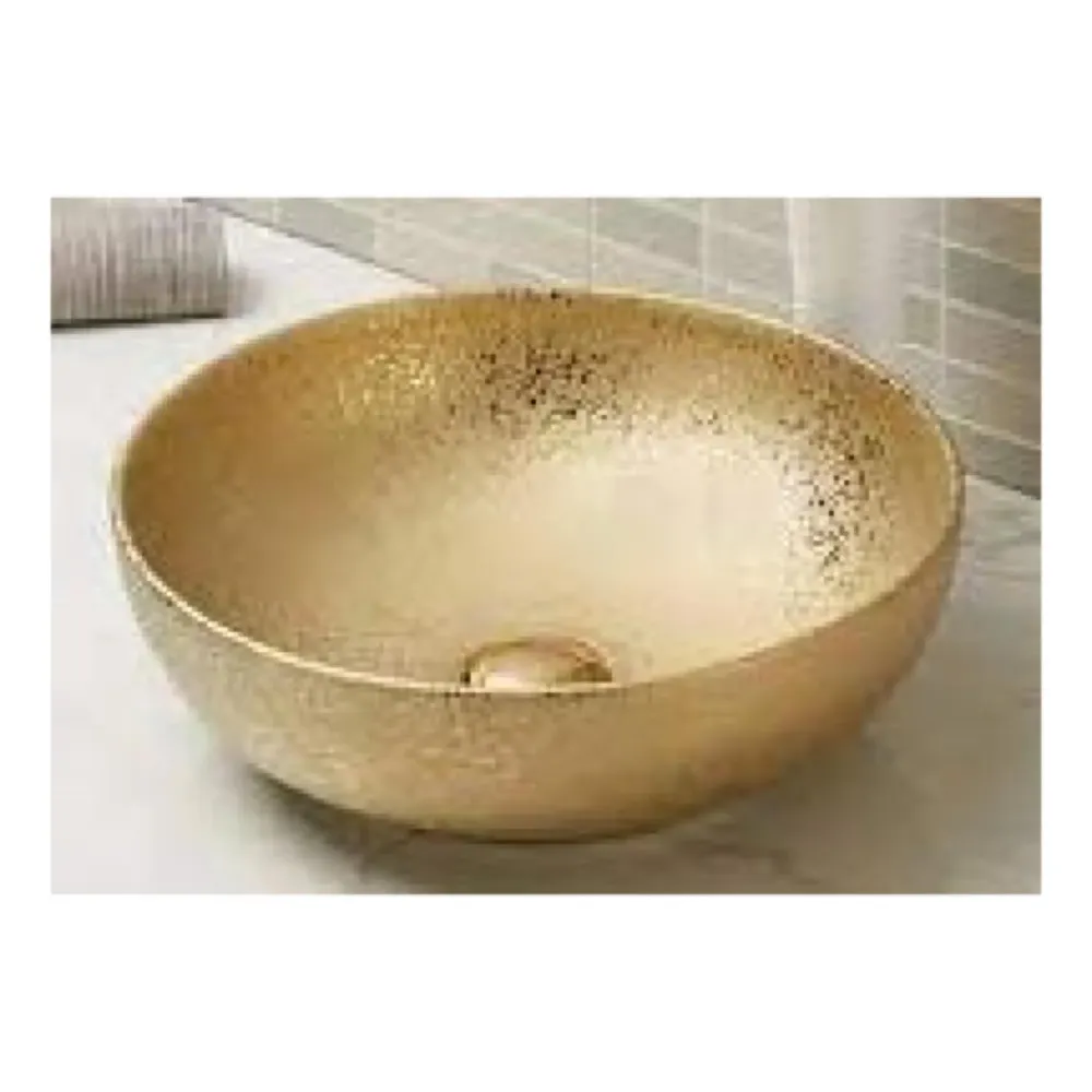 Brass Full Threaded Pop Up Waste Coupling 32 MM ~ 4", Brass Top (Gold)