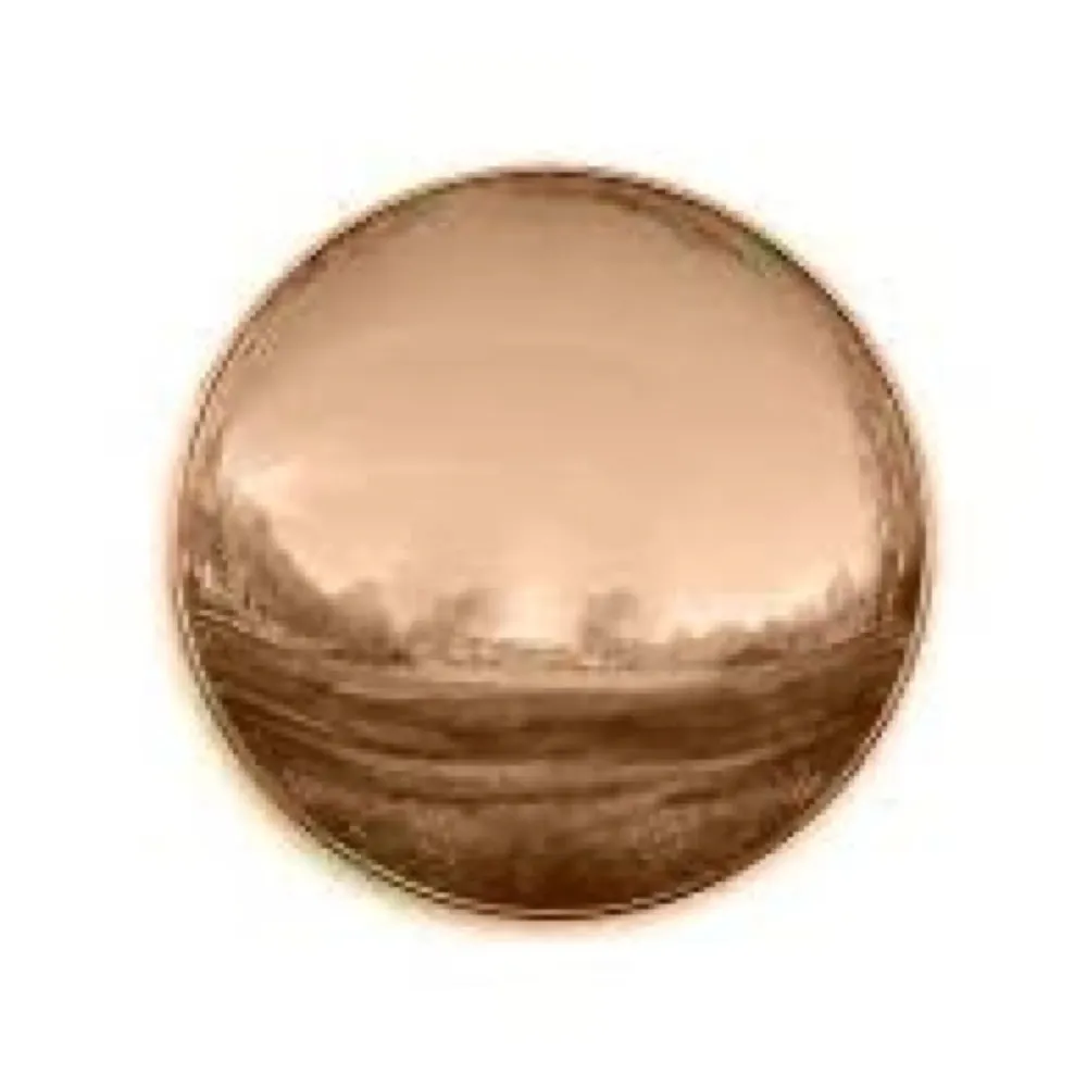 Brass Full Threaded Pop Up Waste Coupling 5", Brass Top (Rose Gold (5 Inch))