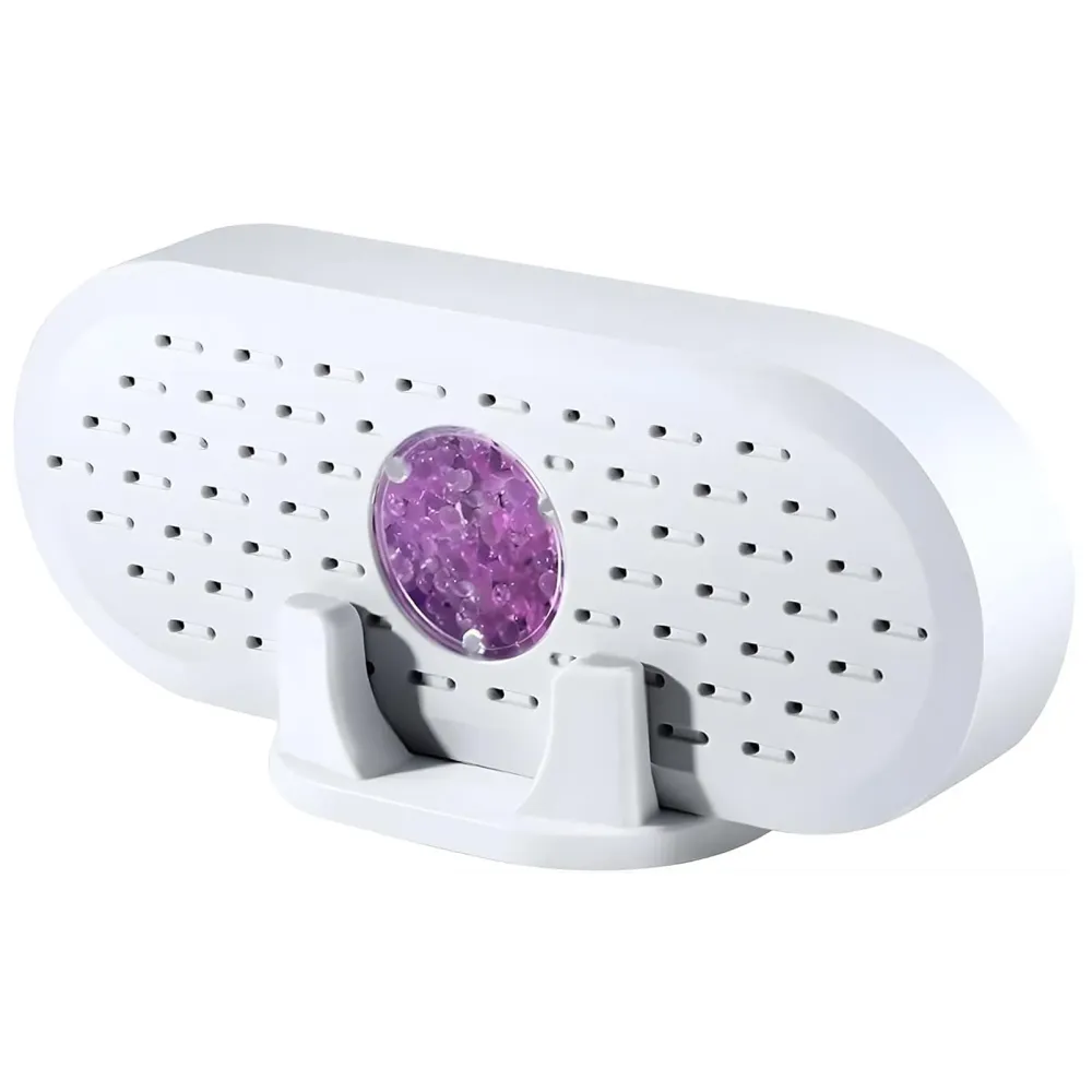 Portable Dehumidifier Air Dryer, Ultra-Quiet Air Cleaner with 1000 ml Tank, Auto Shut Off, Damp & Fungus Control Absorber with Silica Gel for Bedroom, Office, Wardrobe, Suitcase & Kitchen