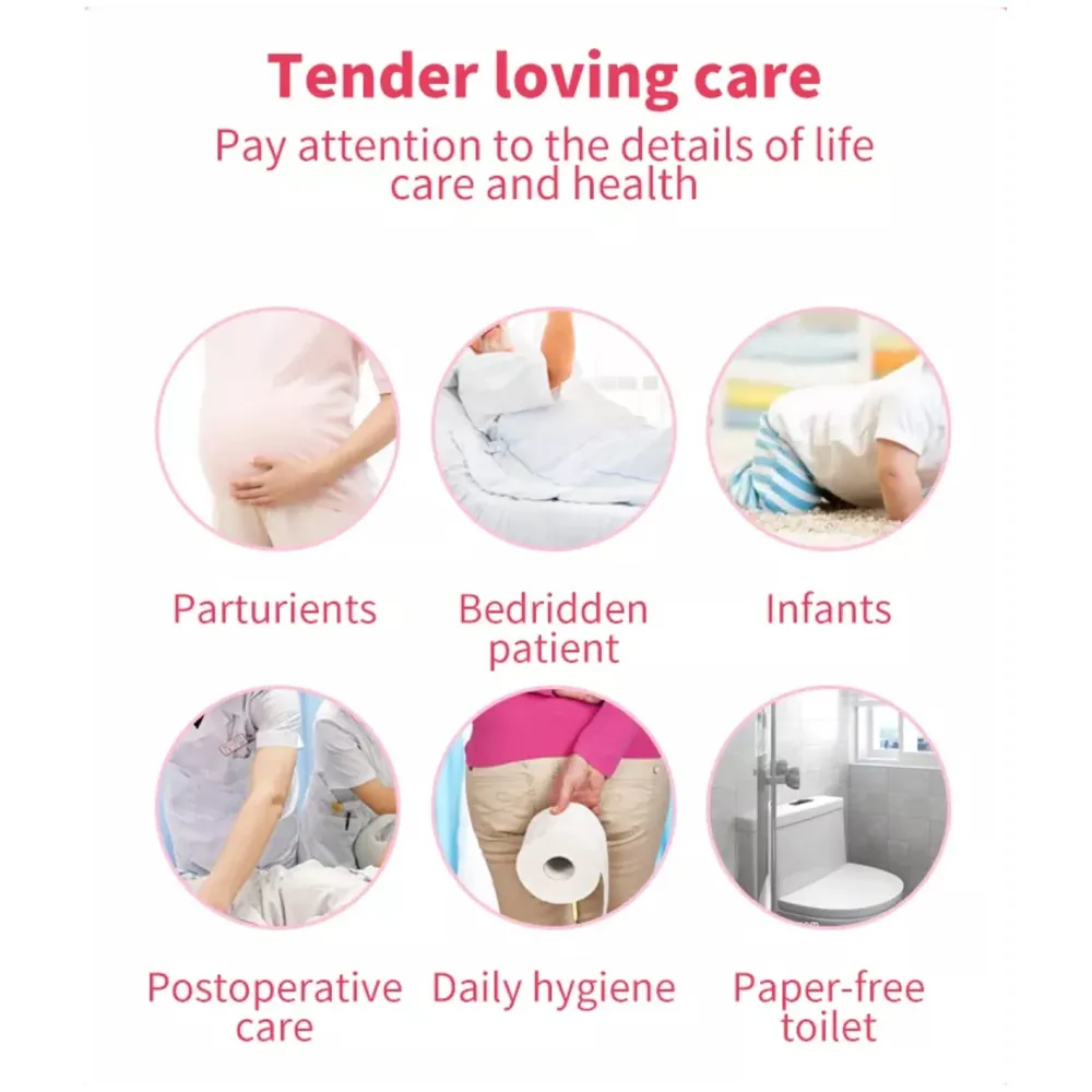 500ml Portable Retractable Travel Bidet with Bag 2 Nozzles for Toilet Handheld Health Faucet Cleansing Childbirth Cleaner - for Outdoor, Camping, Personal Hygiene - 5