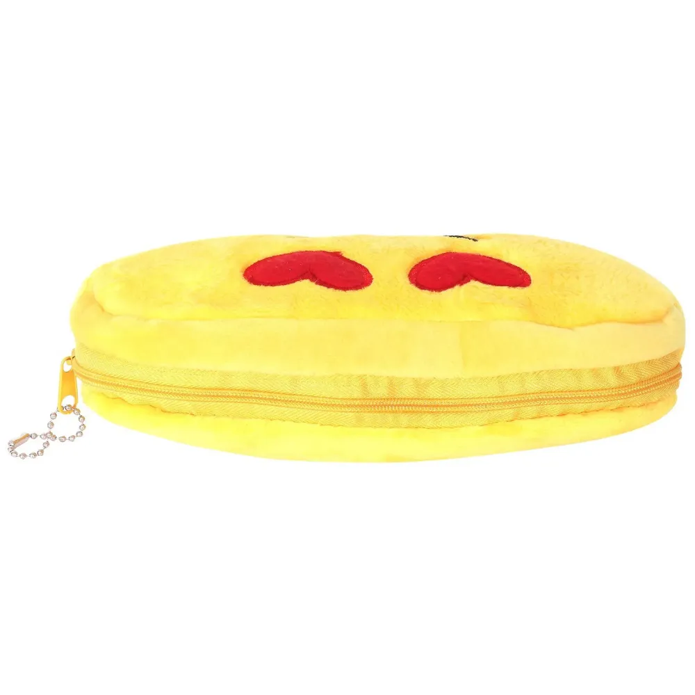 Emoji Children, Kid's Soft Toys Favorite Pencil Box Pouch (Heart) - 4
