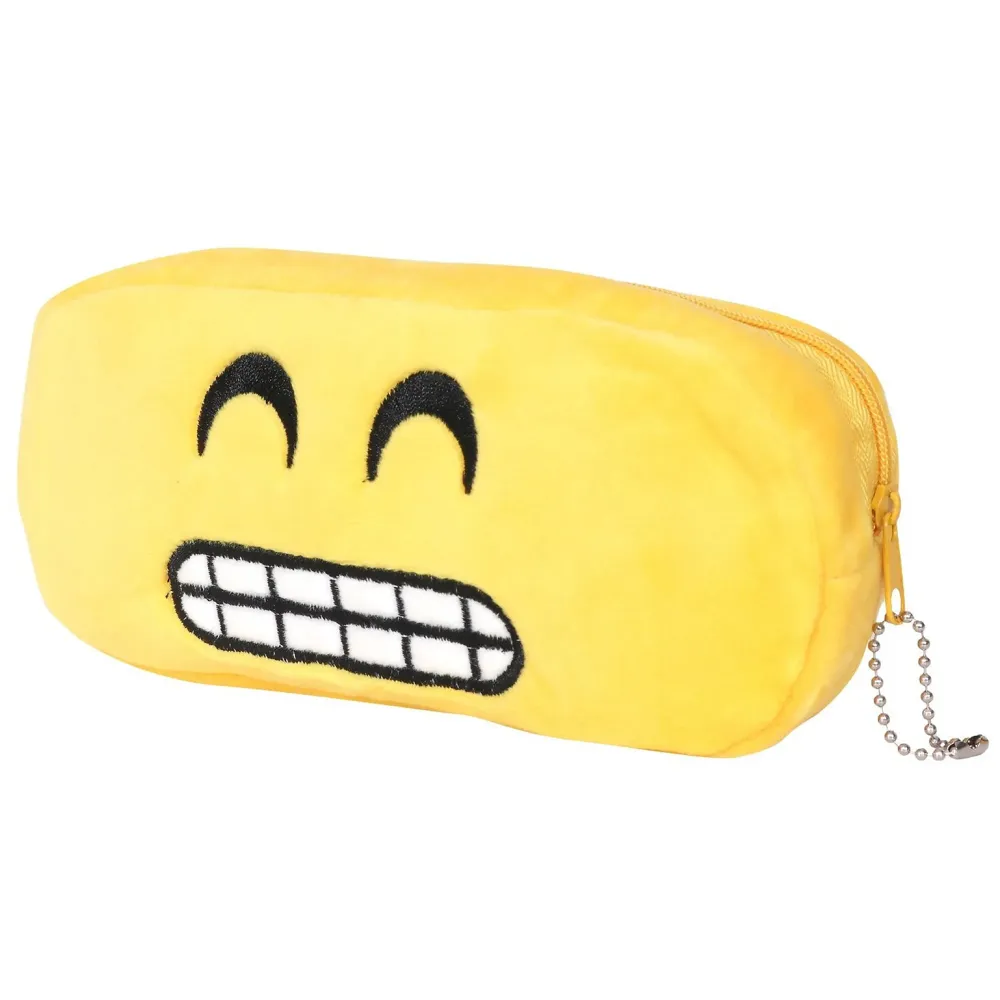 Children, Kids Favorite Soft Toys Emoji Pencil Box Pouch (Teeth) - 2