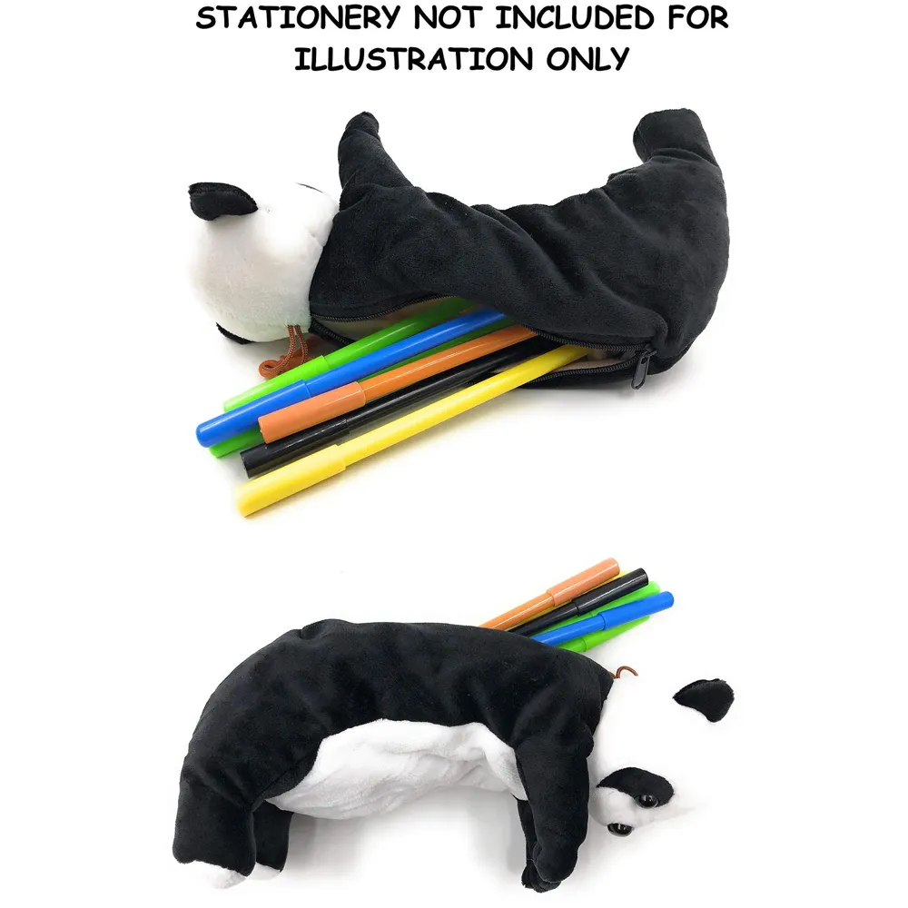 Panda Pencil Pouch Soft Toys for Children, Kids Favorite Pencil Box (3D Panda)