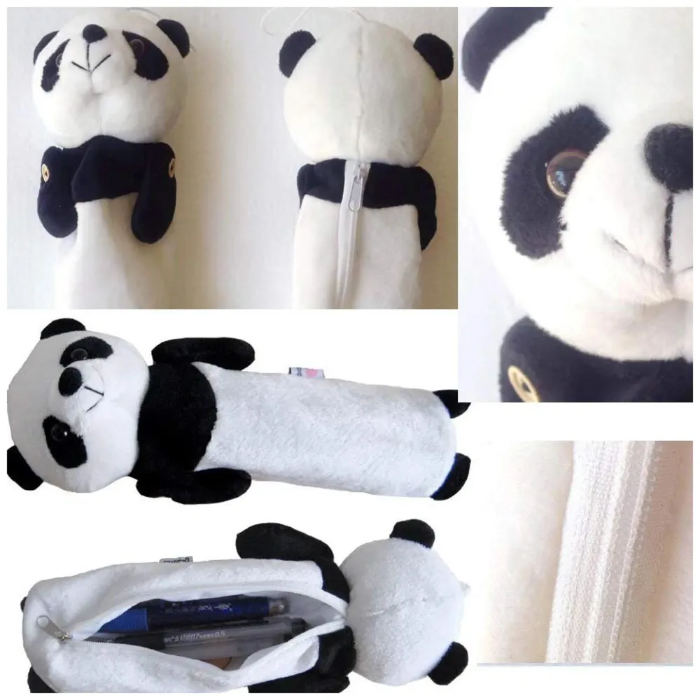 Panda Pencil Pouch Soft Toys for Children, Kids Favorite Pencil Box (3D Panda)