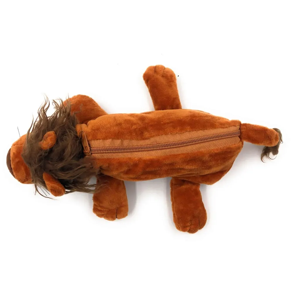 Lion Pencil Pouch Soft Toys for Children, Kids Favorite Pencil Box (3D Lion)