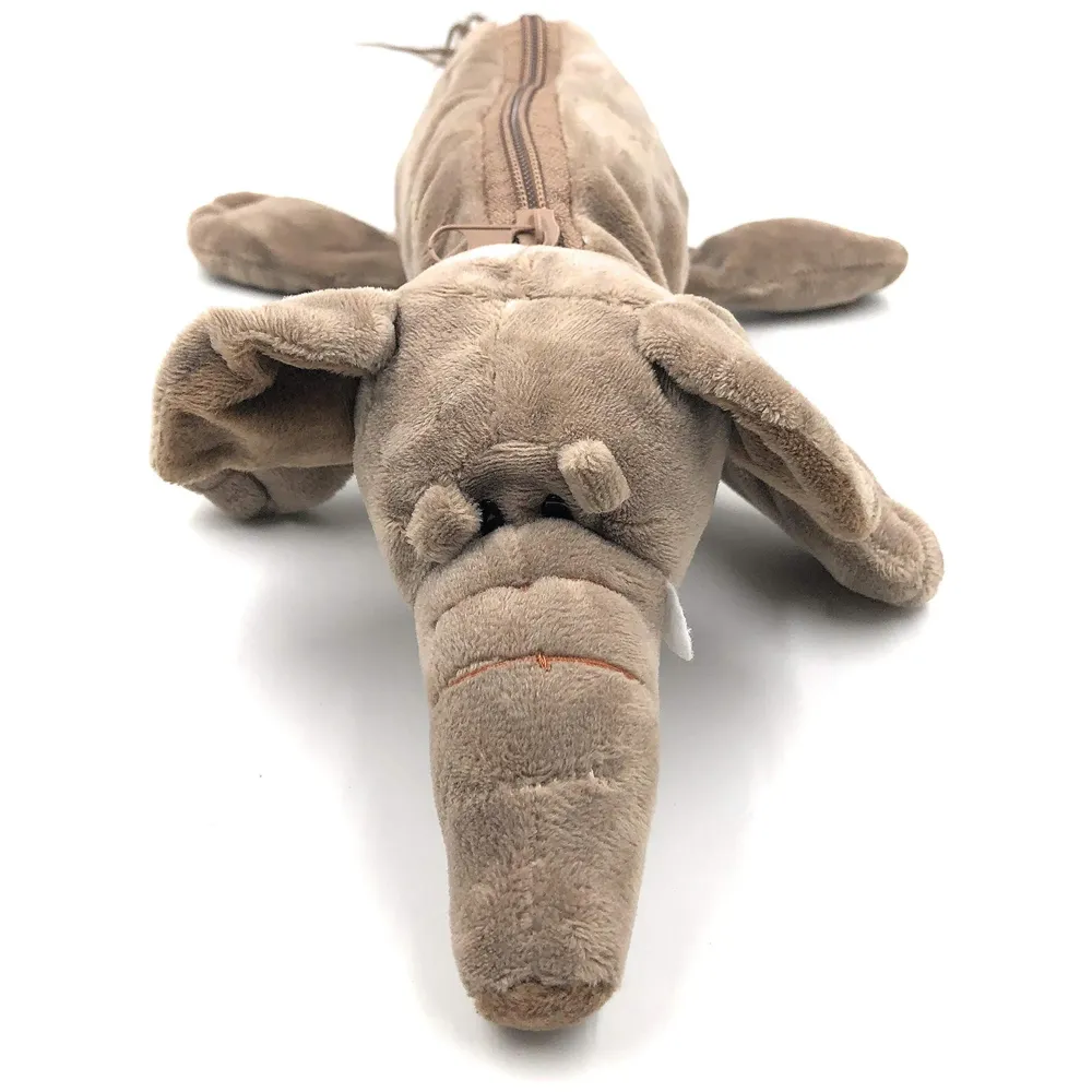 Elephant Pencil Pouch Soft Toys for Children, Kids Favorite Pencil Box (3D Elephant)