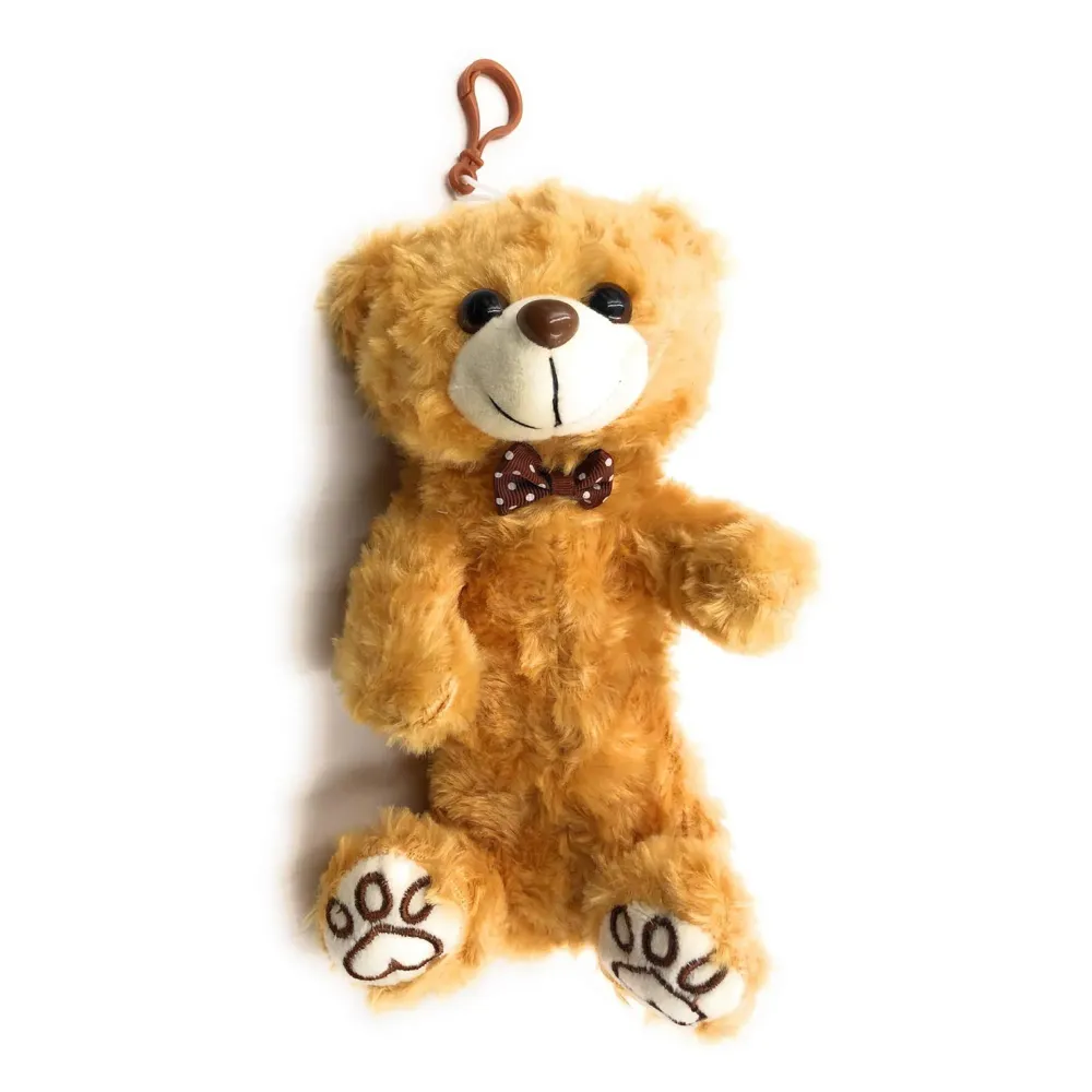 Bear Pencil Pouch Soft Toys for Children, Kids Favorite Pencil Box (3D Brown Bear)