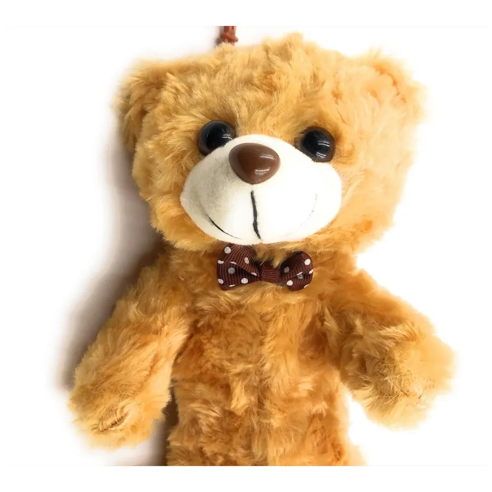 Bear Pencil Pouch Soft Toys for Children, Kids Favorite Pencil Box (3D Brown Bear)