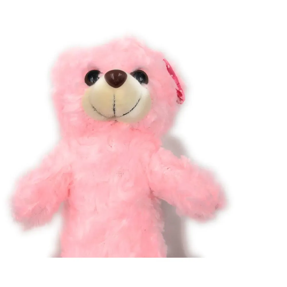 Bear Pencil Pouch Soft Toys for Children, Kids Favorite Pencil Box (3D Light Pink Bear)