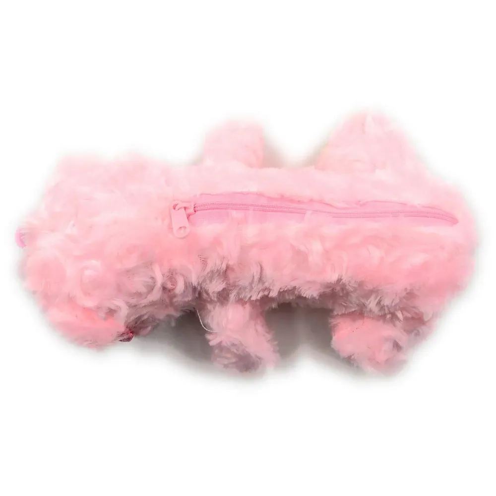 Bear Pencil Pouch Soft Toys for Children, Kids Favorite Pencil Box (3D Light Pink Bear)