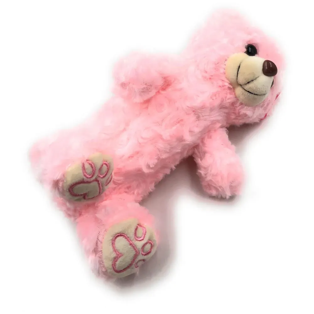 Bear Pencil Pouch Soft Toys for Children, Kids Favorite Pencil Box (3D Light Pink Bear)