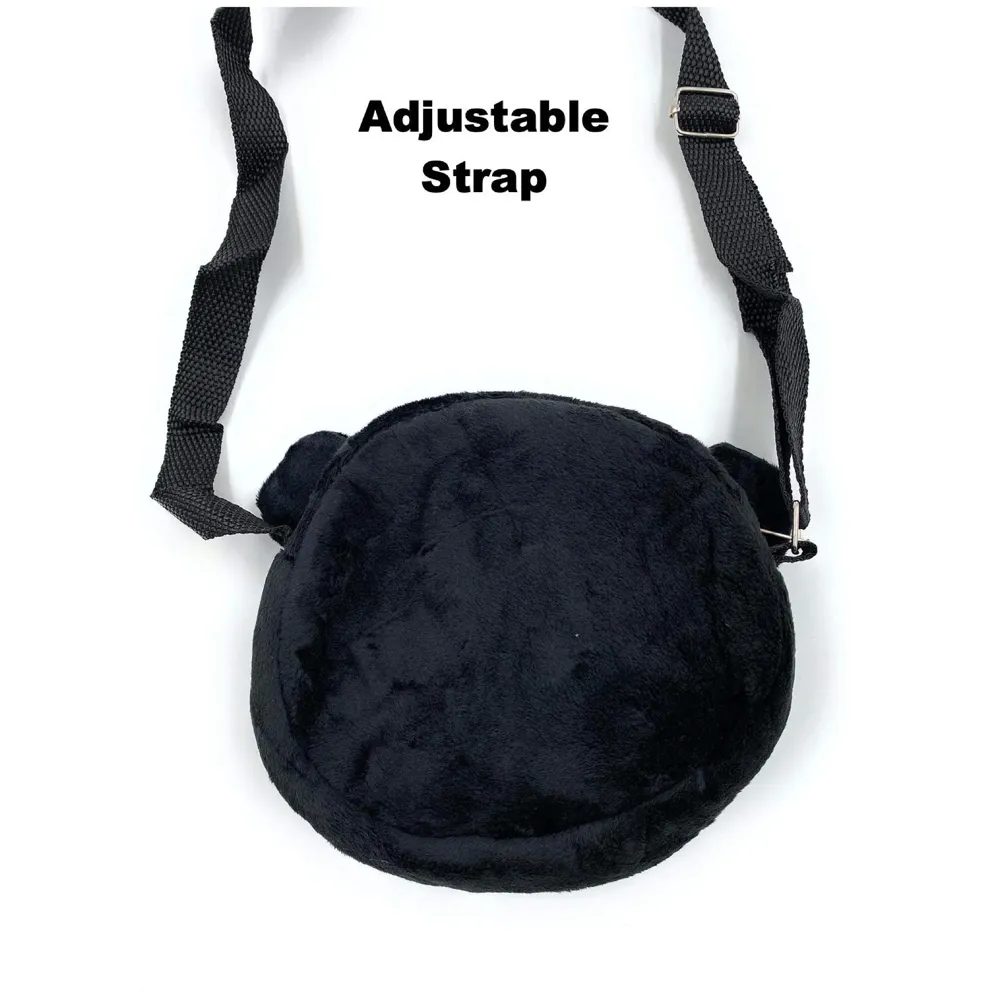 Emoji Pencil Pouch Soft Toys for Children, Kids Favorite Pencil Box (Panda Round) - 5