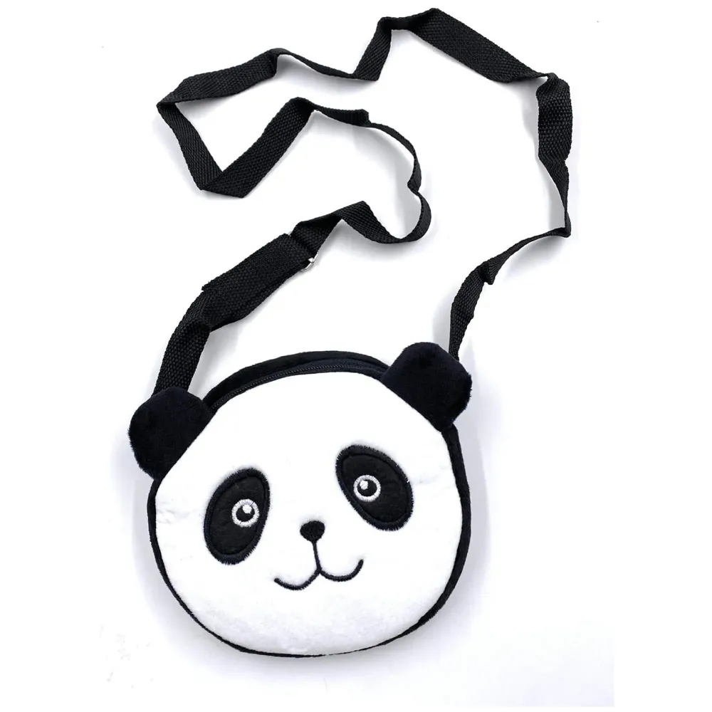 Emoji Pencil Pouch Soft Toys for Children, Kids Favorite Pencil Box (Panda Round)