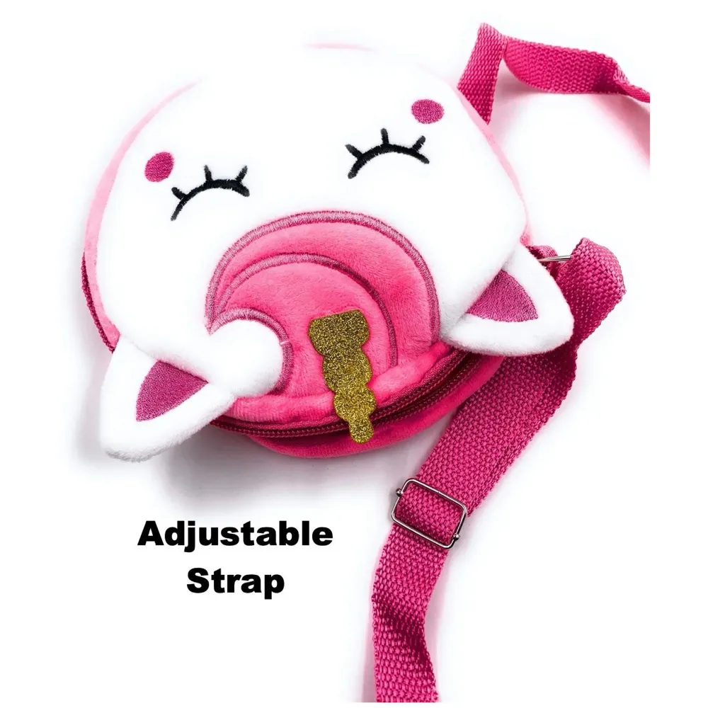 Emoji Pencil Pouch Soft Toys for Children, Kids Favorite Pencil Box (Unicorn Round) - 5