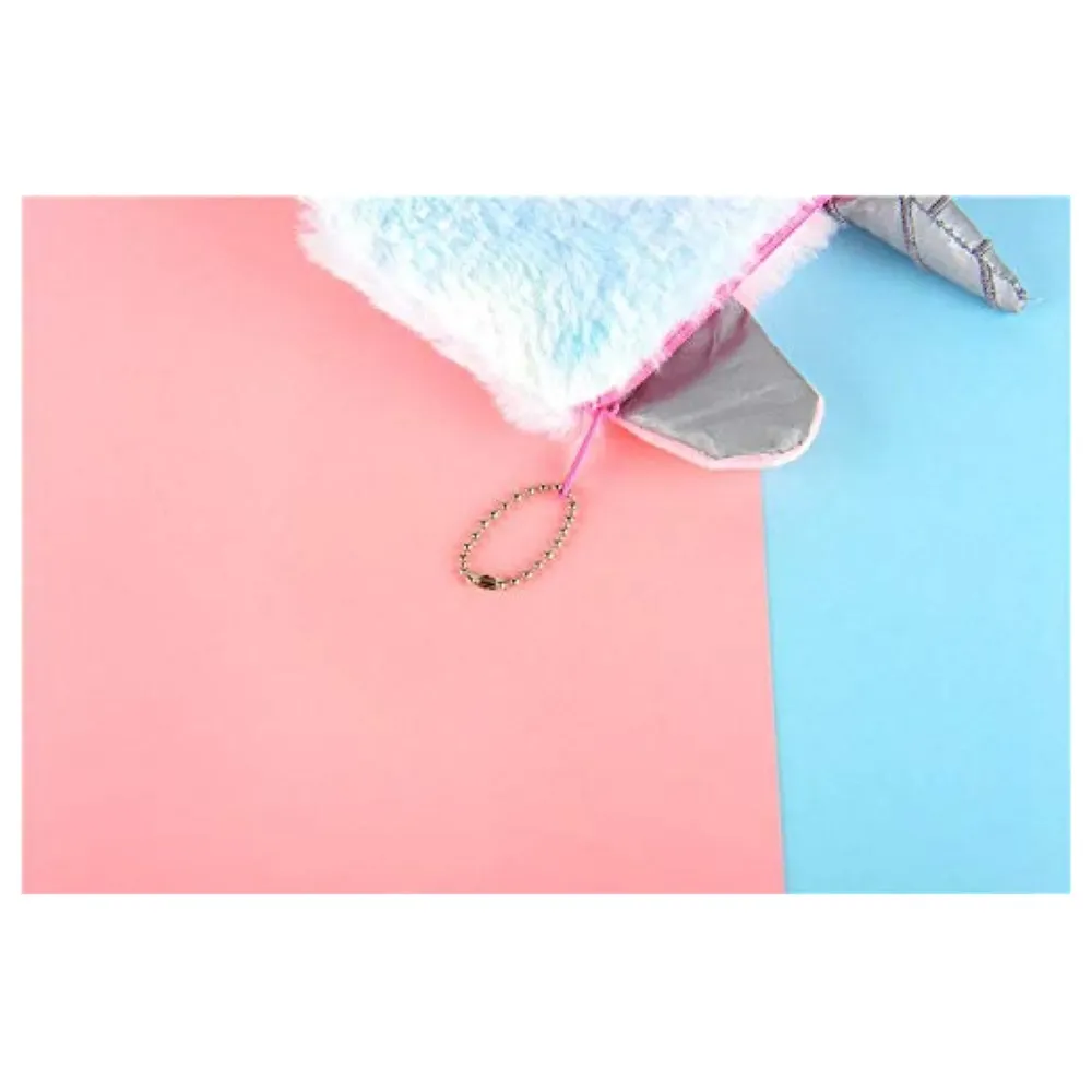 unicorn rainbow pencil pouch soft toys for children, kids favorite pencil box- Multi color - 5