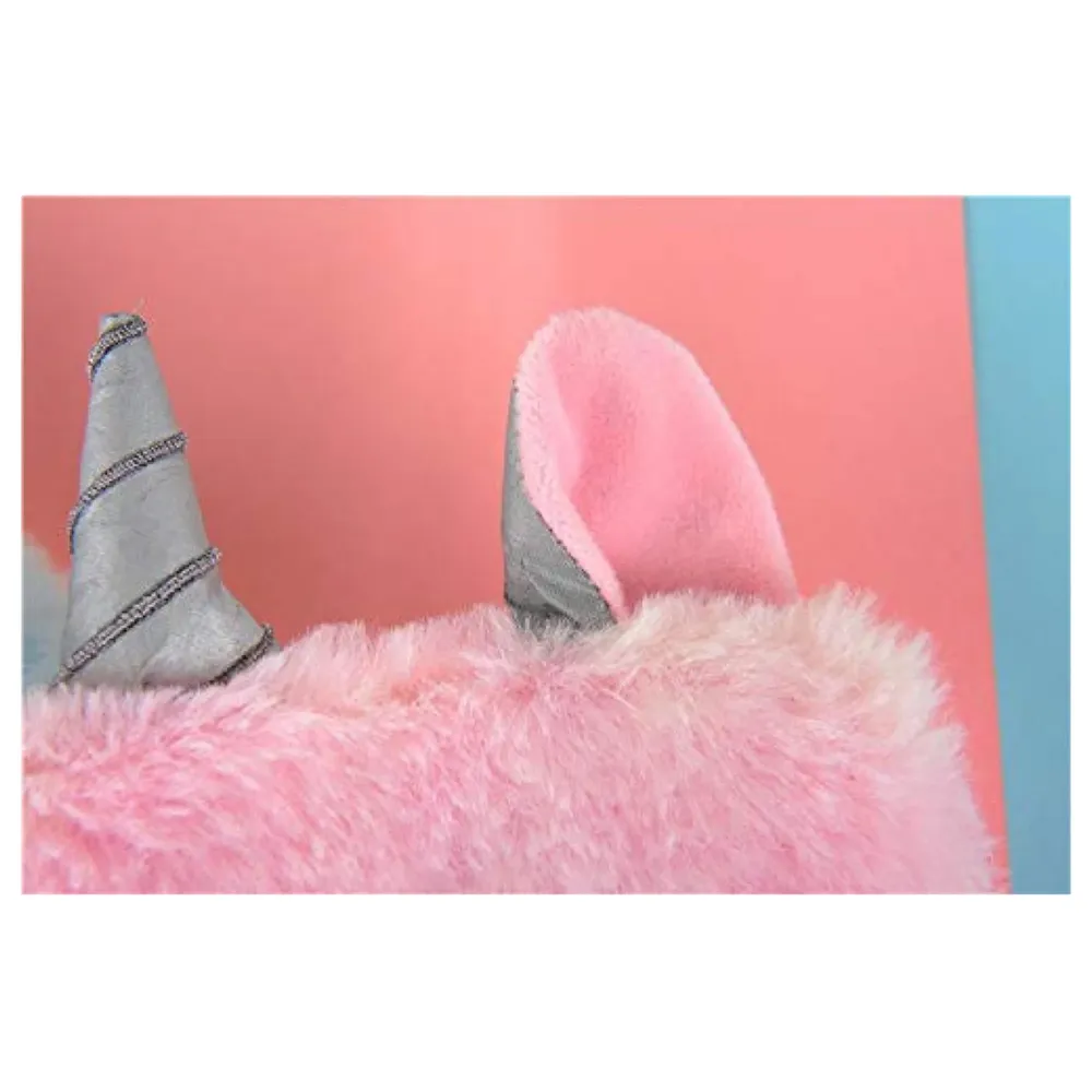 unicorn rainbow pencil pouch soft toys for children, kids favorite pencil box- Multi color - 7