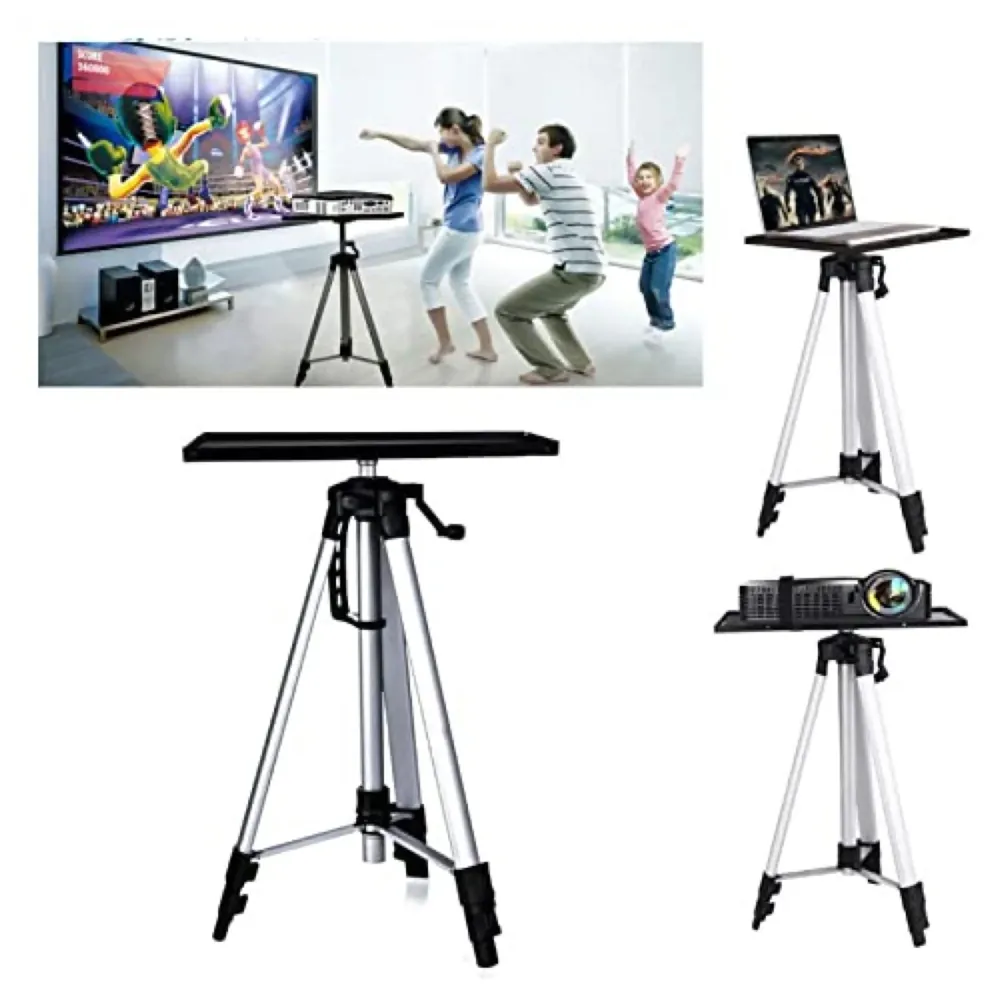 Projector Stand Height Adjustable Aluminium Projector Table and Floor Stand for Projector