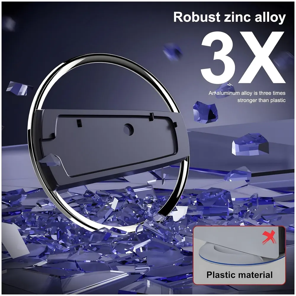 Gaming Stand for All Models – Fat, Slim, Pro Consoles Gaming Base Screw in Mount for Vertical Standing of the Device Stable and Firm Grip – 6.1 Inch Diameter Metal Body