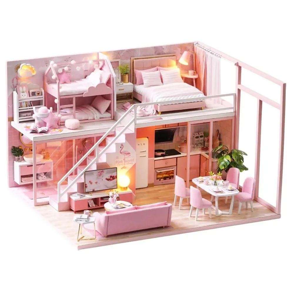 DIY Miniature Dollhouse Kit with Furniture, 1:24 Scale Creative Room Opened & Closed Movie Inspired Wooden Doll House for Kids Teens Adults(Magical Wand Shop) - 9