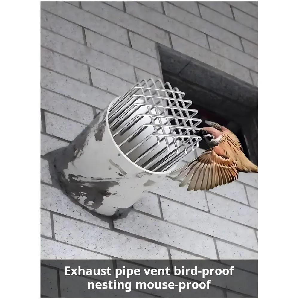 Large Rat Mesh Guard for Pipes and Drains Rodent Blocker Anti Rust Steel Wire Grid Universal Fit Expandable – 10 Cm Diameter, 12 Cm Length, for Mice and Birds.